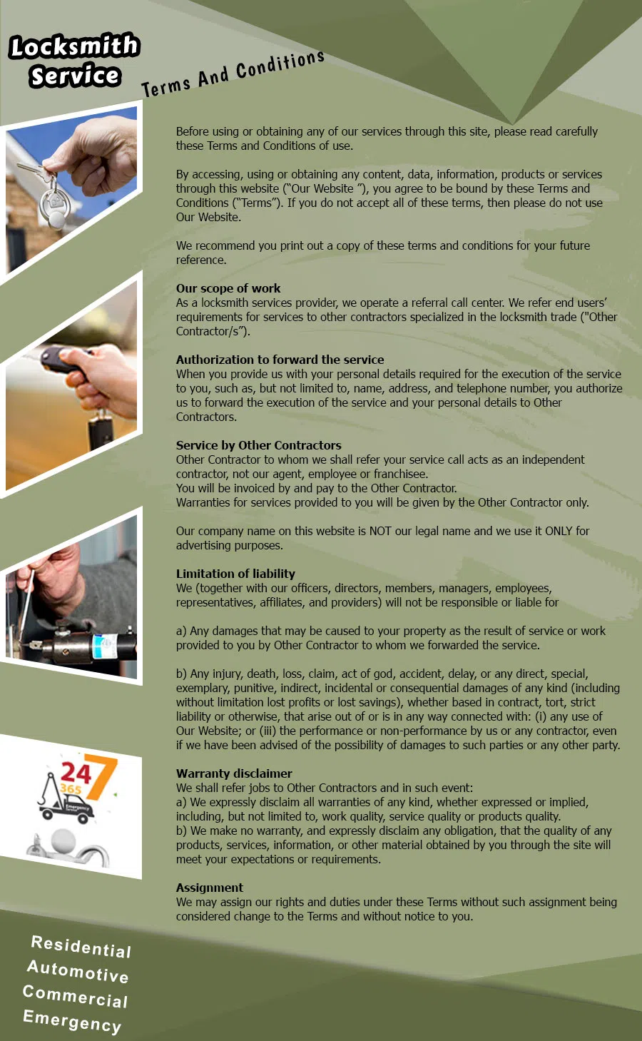 Blue Bell Locksmith Service, Blue Bell, PA 215-716-7622 - terms-ls